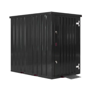 Gartencontainer zerlegbar mit Rampe | Lagercontainer